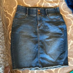 Blue jean skirt